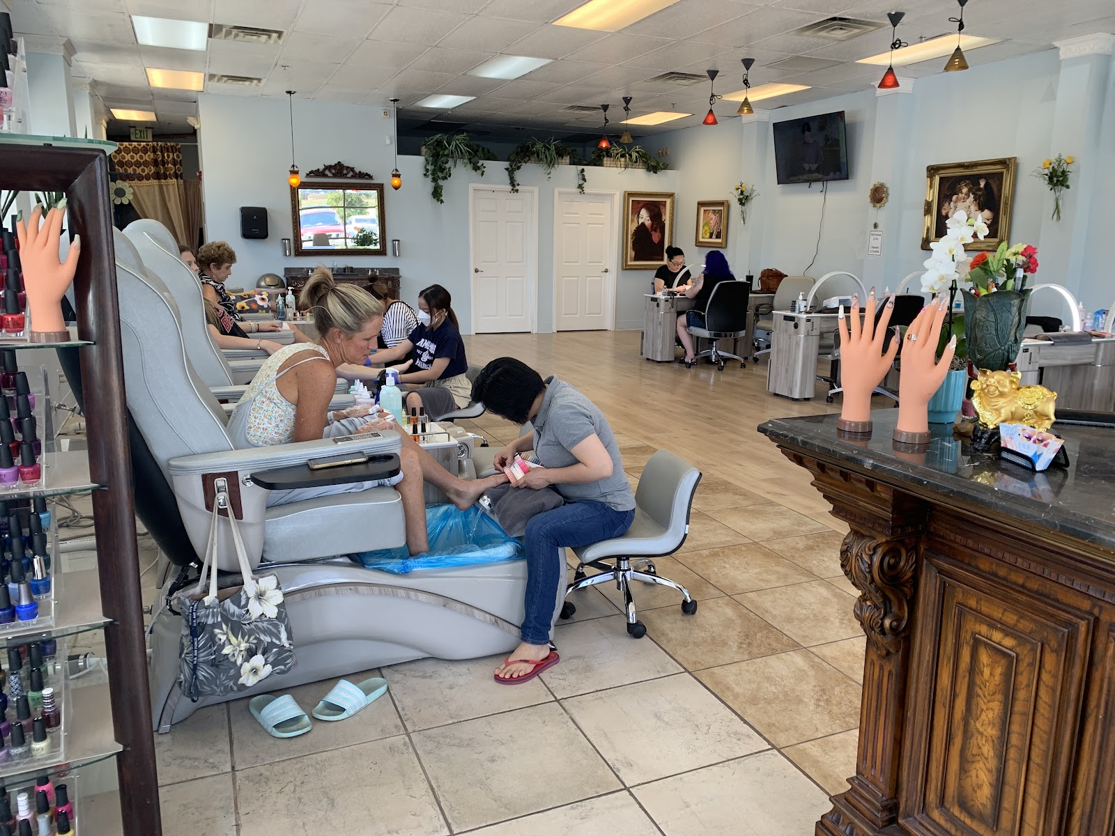 Julie Nails & Lashes nail work in Parker, Colorado